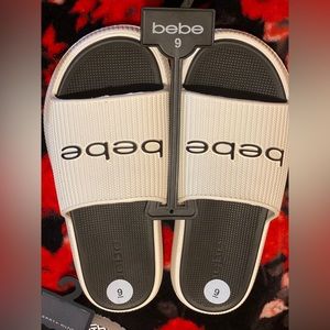 Female authentic Bebe slippers